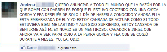 el desamor más odioso en redes sociales